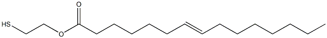 7-Pentadecenoic acid 2-mercaptoethyl ester 구조식 이미지