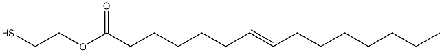 7-Pentadecenoic acid 2-mercaptoethyl ester Structure