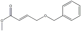 4-(Benzyloxy)-2-butenoic acid methyl ester 구조식 이미지