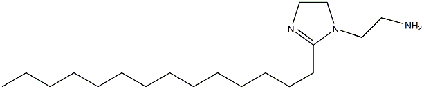 2-Tetradecyl-4,5-dihydro-1H-imidazole-1-ethanamine 구조식 이미지