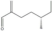 [S,(+)]-5-Methyl-2-methyleneheptanal Structure