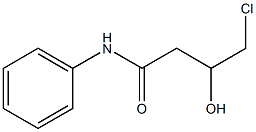 4-Chloro-3-hydroxy-N-phenylbutyramide Structure
