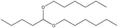 Pentanal dihexyl acetal Structure