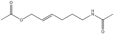 6-Acetoxy-N-acetyl-4-hexen-1-amine 구조식 이미지