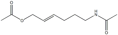 6-Acetoxy-N-acetyl-4-hexen-1-amine Structure