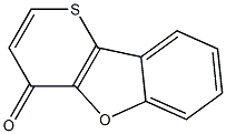 4H-Thiopyrano[3,2-b]benzofuran-4-one 구조식 이미지