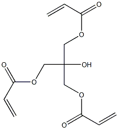 Bisacrylic acid 2-(acryloyloxymethyl)-2-hydroxypropane-1,3-diyl ester Structure
