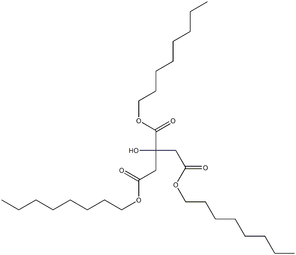 Citric acid trioctyl ester Structure