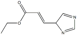 3-(4H-Imidazol-4-yl)propenoic acid ethyl ester Structure