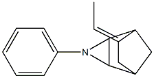 6-Ethylidene-3-phenyl-3-azatricyclo[3.2.1.02,4]octane Structure