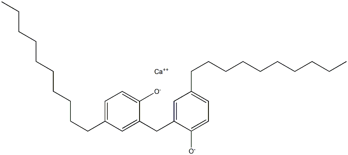 Calcium 2,2'-methylenebis(4-decylphenoxide) 구조식 이미지