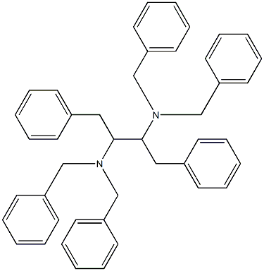 1,4-Diphenyl-2,3-bis(dibenzylamino)butane 구조식 이미지