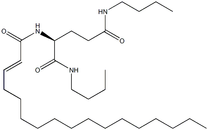 N2-(2-Heptadecenoyl)-N1,N5-dibutylglutaminamide 구조식 이미지