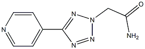 5-(4-Pyridyl)-2H-tetrazole-2-acetamide 구조식 이미지