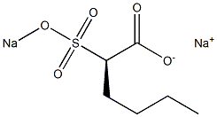 [R,(-)]-2-(Sodiosulfo)hexanoic acid sodium salt 구조식 이미지