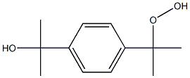 2-[p-(1-Hydroperoxy-1-methylethyl)phenyl]-2-propanol Structure