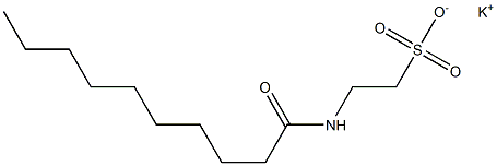 N-Caprinoyltaurine potassium salt 구조식 이미지