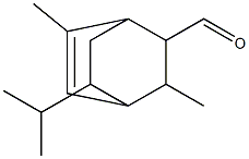 3,6-Dimethyl-8-(1-methylethyl)bicyclo[2.2.2]oct-5-ene-2-carbaldehyde 구조식 이미지