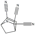 2,3,3-Tricyano-2-azabicyclo[2.2.1]hept-5-ene Structure