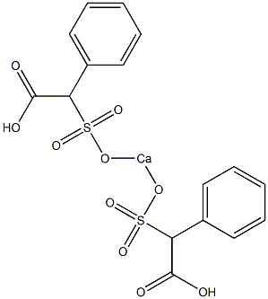 Bis(carboxyphenylmethylsulfonyloxy)calcium 구조식 이미지