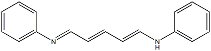 N-(5-Anilino-2,4-pentadiene-1-ylidene)aniline Structure