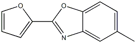 5-Methyl-2-(furan-2-yl)benzoxazole 구조식 이미지