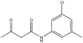 3'-Chloro-5'-methylacetoacetanilide Structure