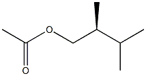 (+)-Acetic acid (S)-2,3-dimethylbutyl ester 구조식 이미지