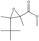 3-tert-Butyl-2,3-dimethyloxirane-2-carboxylic acid methyl ester Structure