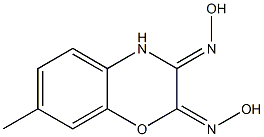 7-Methyl-3,4-dihydro-2,3-bis(hydroxyimino)-2H-1,4-benzoxazine Structure