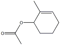 Acetic acid 2-methyl-2-cyclohexenyl ester 구조식 이미지