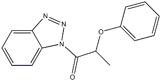 1-(2-Phenoxypropanoyl)-1H-benzotriazole Structure