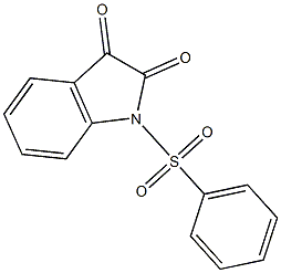 1-(Phenylsulfonyl)-2,3-dihydro-1H-indole-2,3-dione Structure