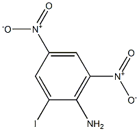 2-Iodo-4,6-dinitroaniline 구조식 이미지