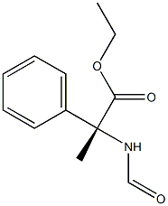 (-)-N-Formyl-2-phenyl-L-alanine ethyl ester Structure