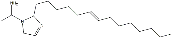 1-(1-Aminoethyl)-2-(6-tetradecenyl)-3-imidazoline 구조식 이미지