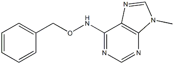 6-[(Benzyloxy)amino]-9-methyl-9H-purine Structure