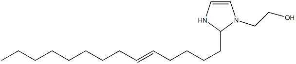 2-(5-Tetradecenyl)-4-imidazoline-1-ethanol 구조식 이미지