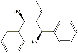 (1S,2R,3S)-3-Amino-2-ethyl-1,3-diphenylpropan-1-ol Structure