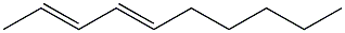 (2E,4E)-2,4-Decadiene Structure