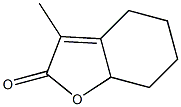 3-Methyl-2,4,5,6,7,7a-hexahydrobenzofuran-2-one Structure