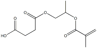 Succinic acid hydrogen 2-(methacryloyloxy)propyl ester 구조식 이미지