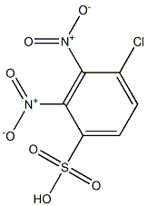 4-Chloro-2,3-dinitrobenzenesulfonic acid 구조식 이미지