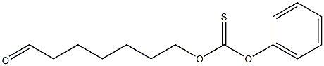 7-[(Phenoxythiocarbonyl)oxy]heptanal Structure
