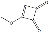 3-Methoxy-3-cyclobutene-1,2-dione Structure