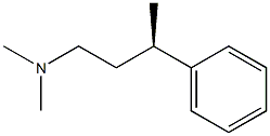[R,(-)]-N,N-Dimethyl-3-phenyl-1-butanamine 구조식 이미지