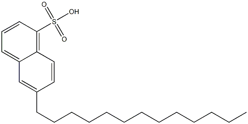 6-Tridecyl-1-naphthalenesulfonic acid Structure