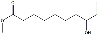 8-Hydroxycapric acid methyl ester Structure