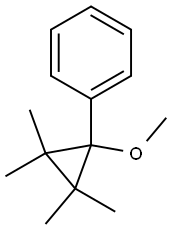 1-Methoxy-1-phenyl-2,2,3,3-tetramethylcyclopropane 구조식 이미지