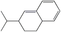 1,2,3,8a-Tetrahydro-3-isopropylnaphthalene 구조식 이미지